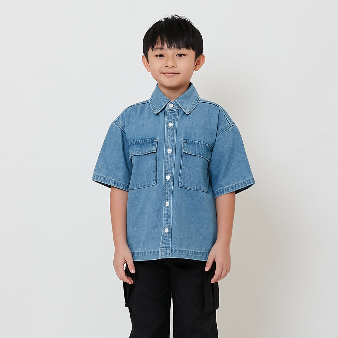 Boy Oversized Denim Shirt - SB2510132