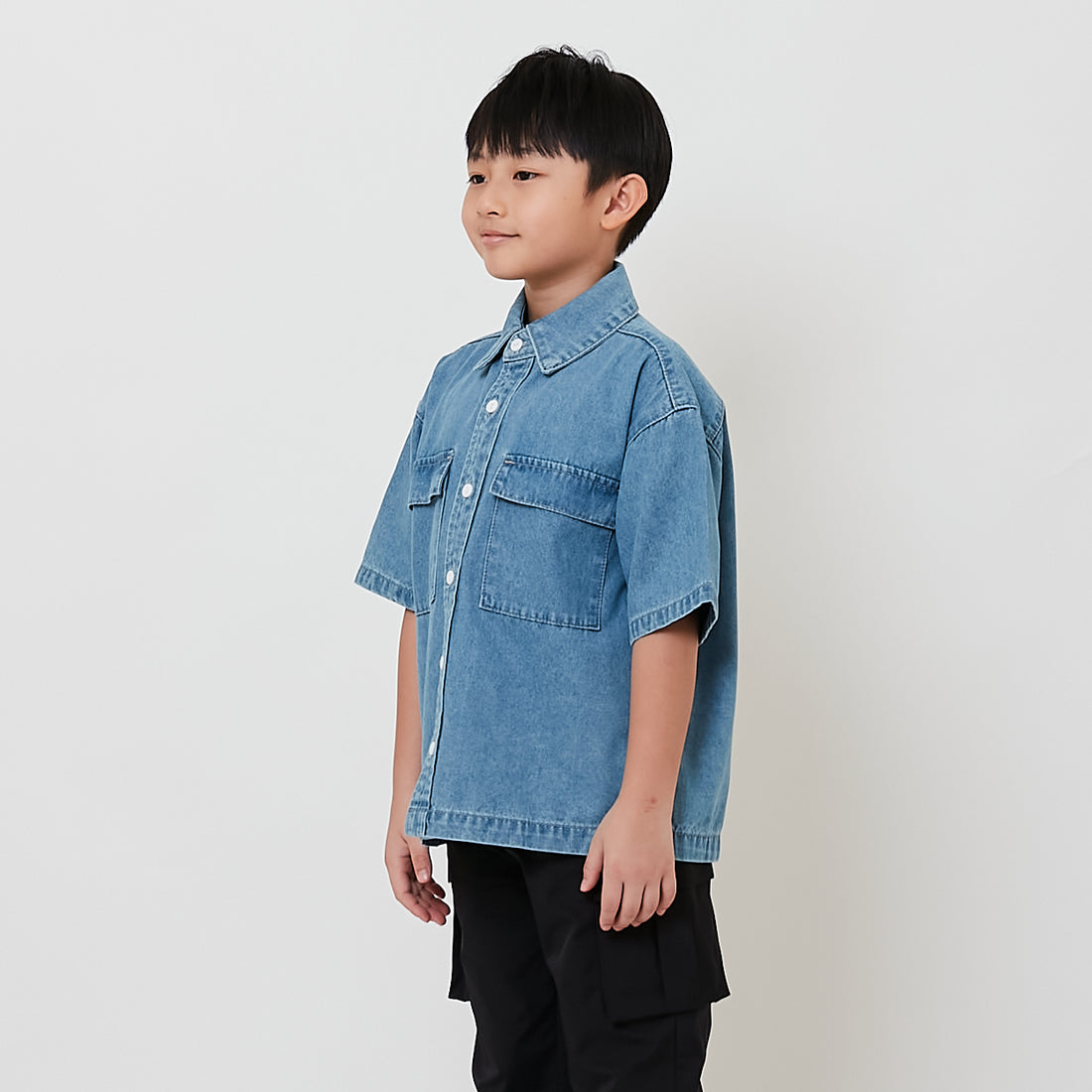 Boy Oversized Denim Shirt - SB2510132