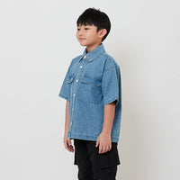 Boy Oversized Denim Shirt - SB2510132