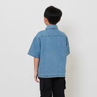 Boy Oversized Denim Shirt - SB2510132