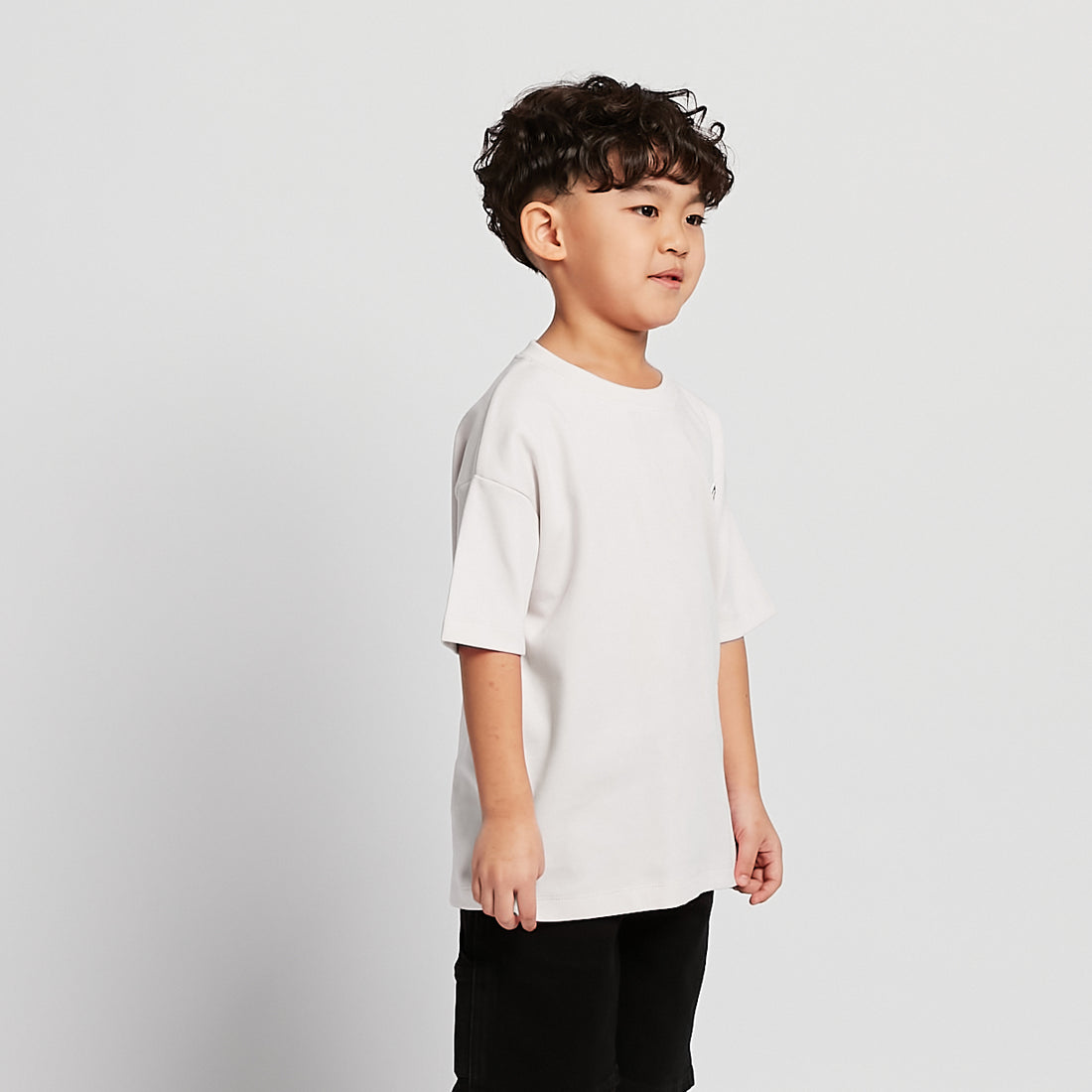 Boy Rubber Tag Oversized Tee - SB2510136