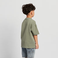 Boy Rubber Tag Oversized Tee - SB2510136