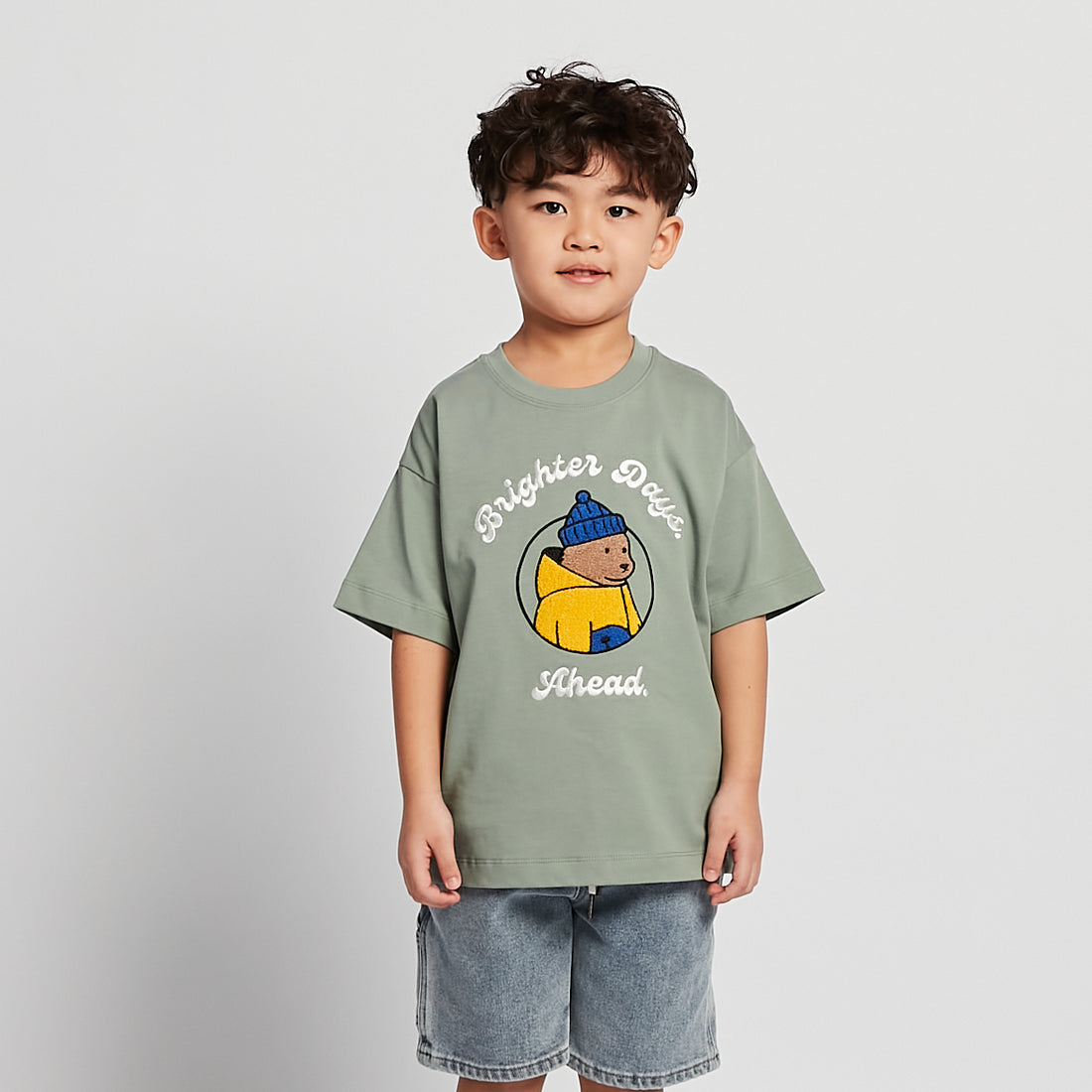 Boy Embroidery Oversized Tee - SB2510138