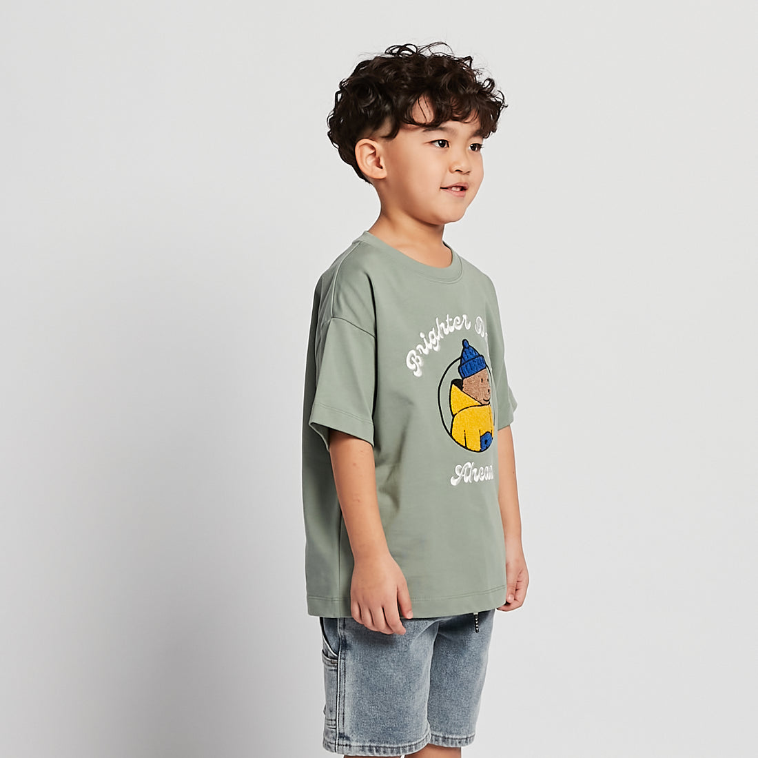 Boy Embroidery Oversized Tee - SB2510138