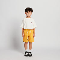 Boy Printed Sweat-Shorts - Yolk - SB2510175C