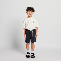 Boy Printed Sweat-Shorts - Navy - SB2510175E