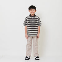 Boy Nylon Cargo Long Pants - Beige - SB2511148A