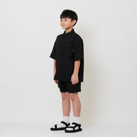 Boy Ribstop Shorts - Black - SB2511144B