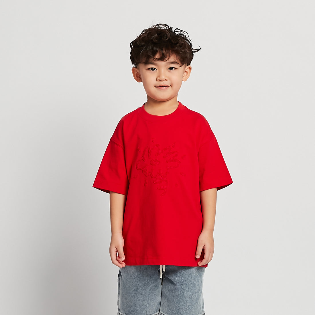 Boy Embroidery Oversized Tee - SB2512167
