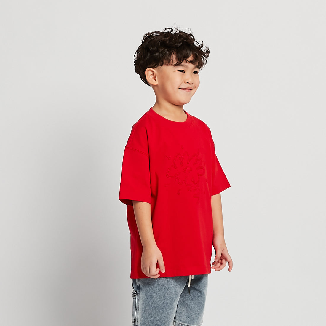 Boy Embroidery Oversized Tee - SB2512167
