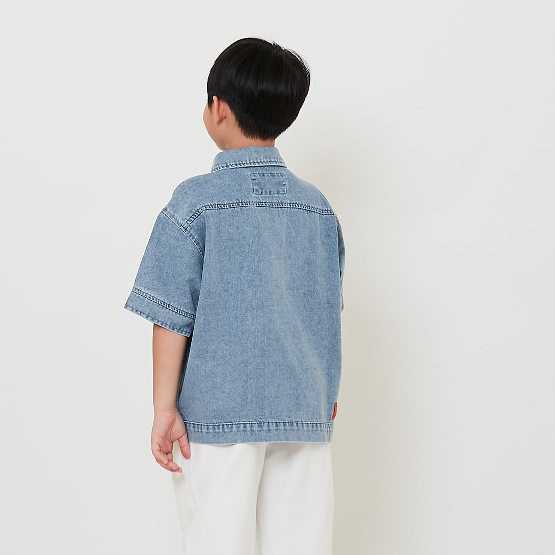 Boy Oversized Shirt - Light Blue - SB2512159A