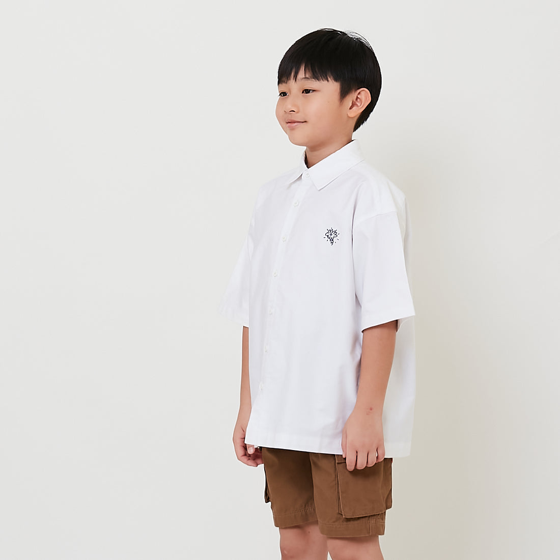 Boy Oversized Shirt - Off White - SB2512161A