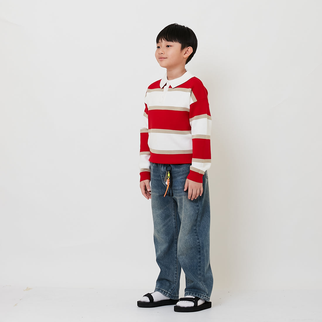 Boy Straight Cut Denim Long Pants - SB2512163