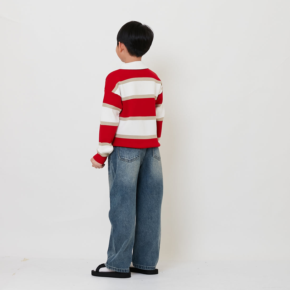 Boy Straight Cut Denim Long Pants - SB2512163