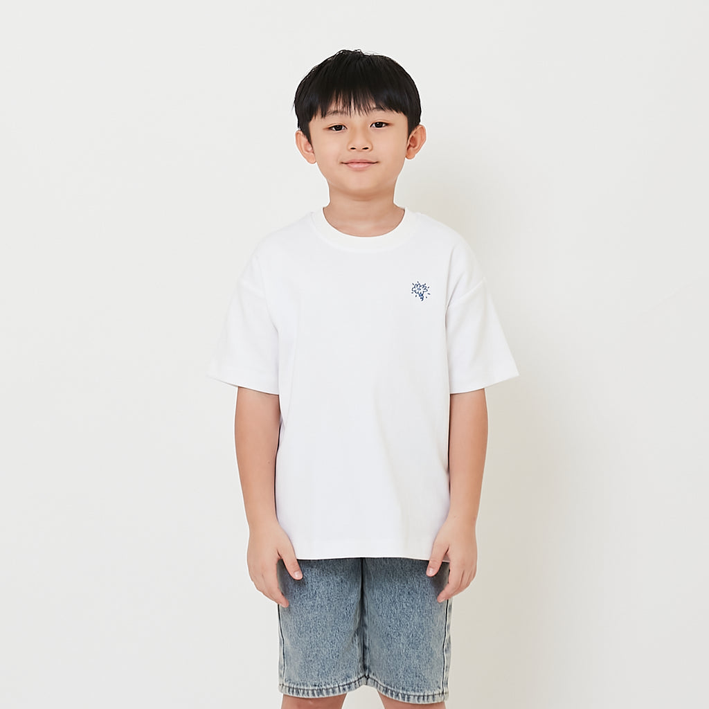 Boy Embroidery Oversized Tee - SB2512166