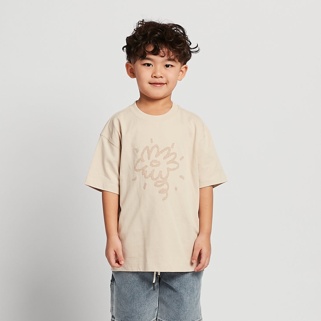 Boy Embroidery Oversized Tee - SB2512167