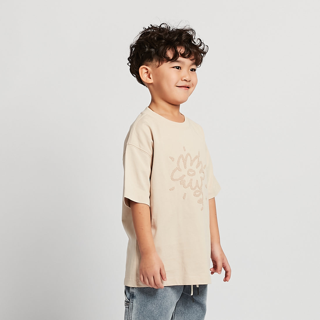 Boy Embroidery Oversized Tee - SB2512167