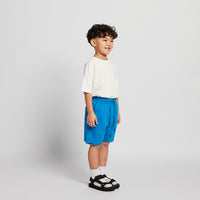 Boy Printed Sweat-Shorts - Royal Blue - SB2512174C