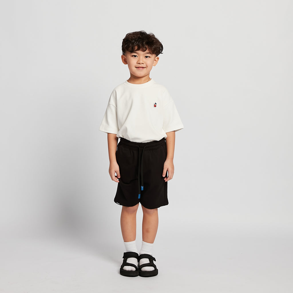 Boy Printed Sweat-Shorts - Black - SB2512174E