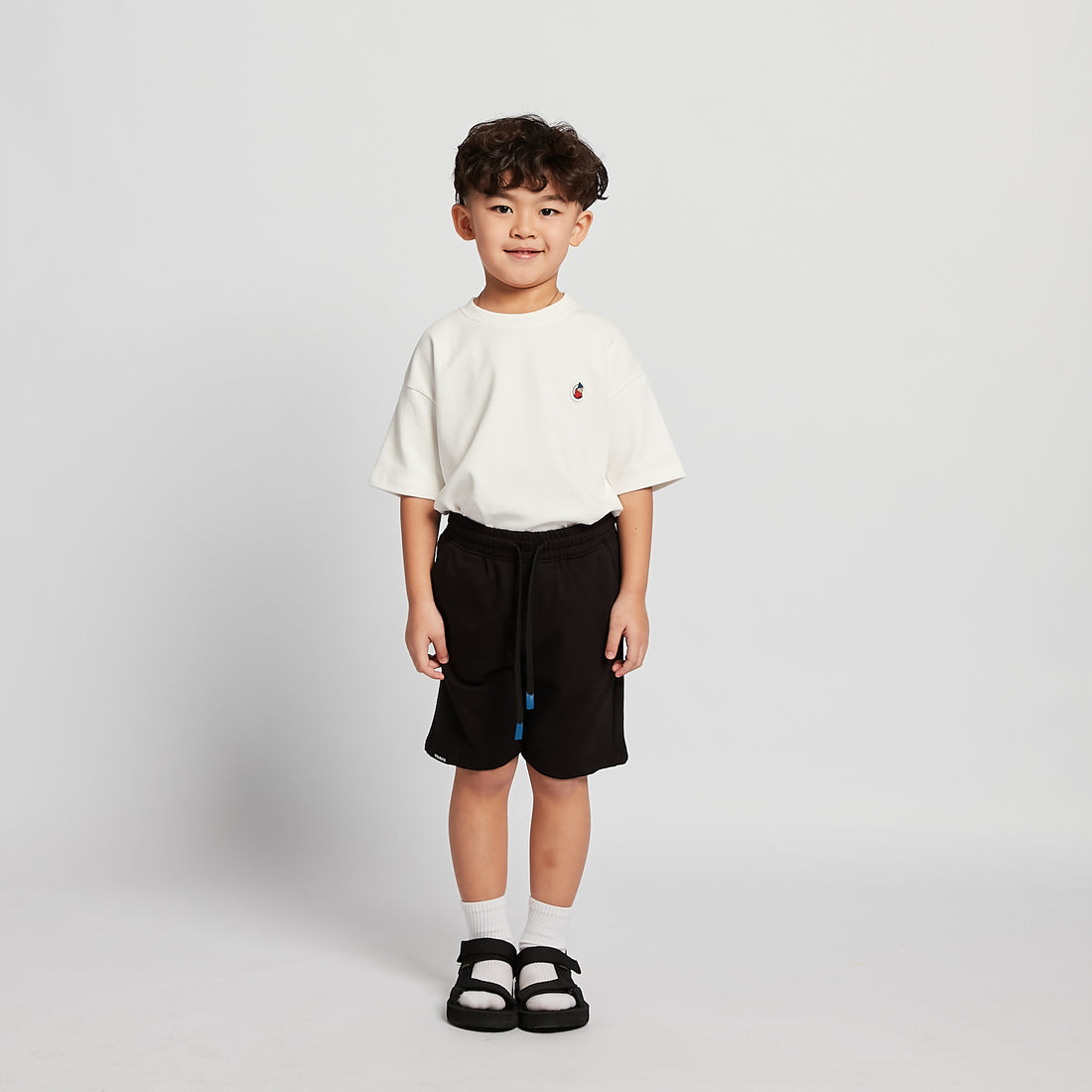 Boy Printed Sweat-Shorts - Black - SB2512174E