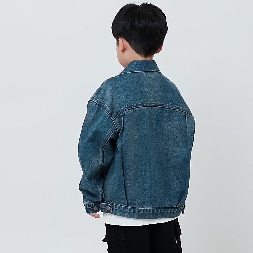 Boy Oversized Denim Jacket - SB2601001A