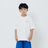 Boy Printed Oversized Tee With Rubber Tag - SB2601008