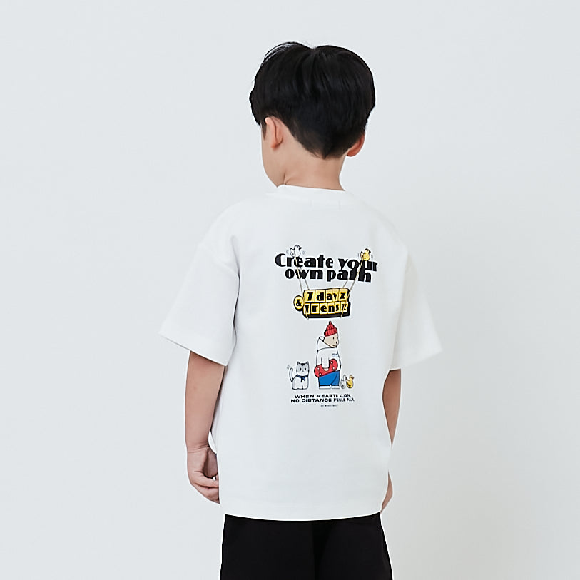 Boy Printed Oversized Tee - SB2601009