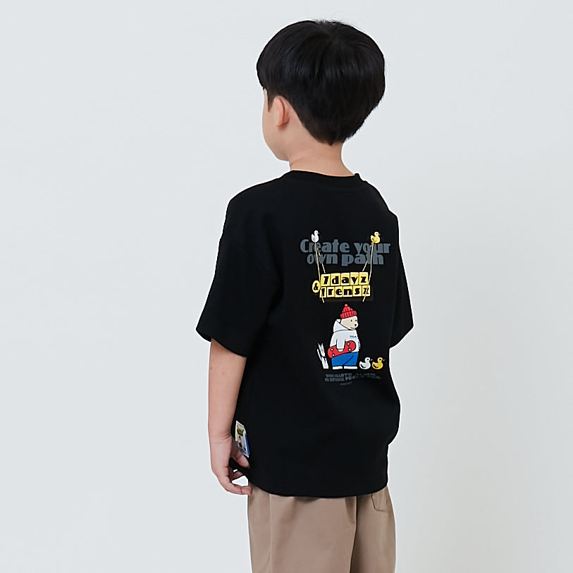 Boy Printed Oversized Tee - SB2601009