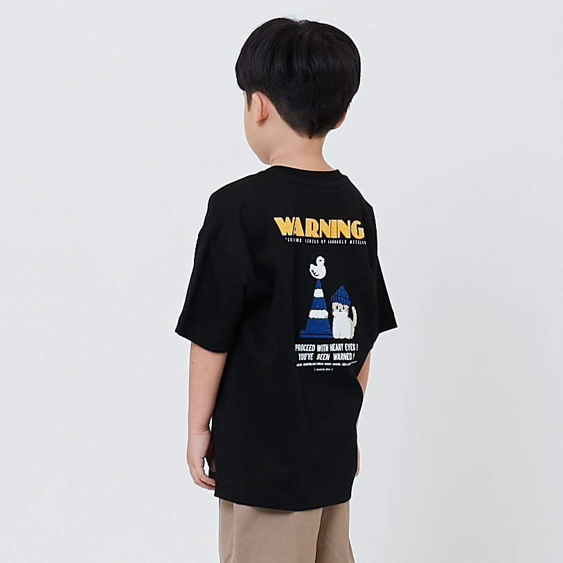 Boy Embroidery Oversized Tee - SB2601010