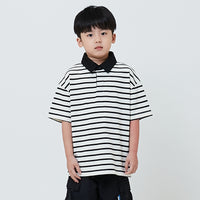 Boy Oversized Polo Tee - Off White - SB2602014A