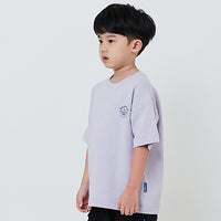 Boy Printed Oversized Tee - Lilac - SB2602021B