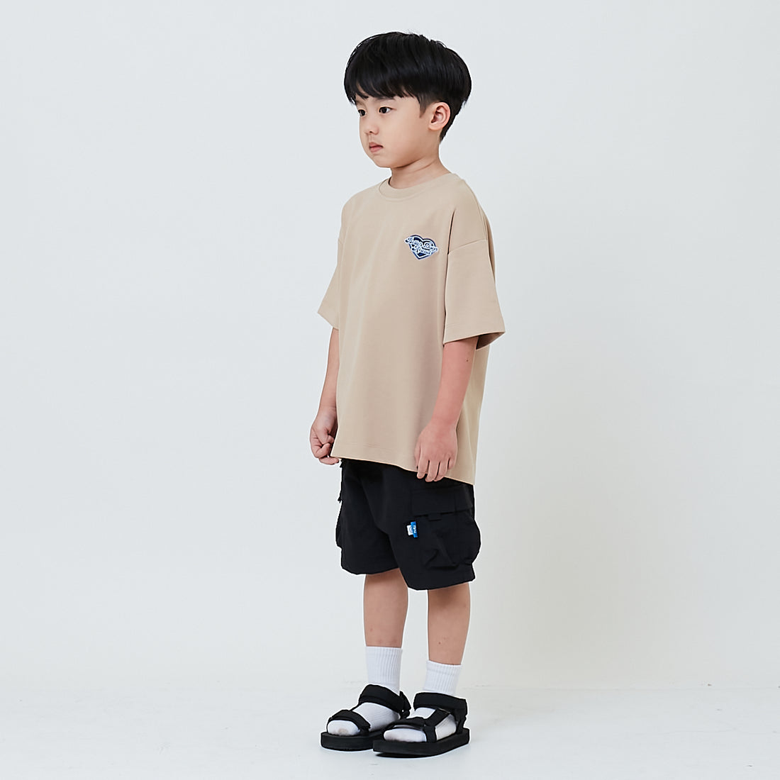 Boy Nylon Shorts - Black - SB2602029B