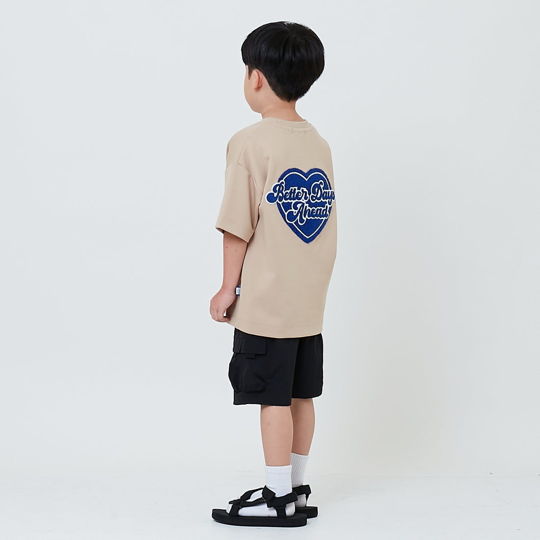 Boy Nylon Shorts - Black - SB2602029B