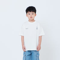 Boy Printed Oversized Tee - Off White - SB2603031A