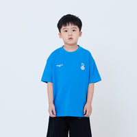 Boy Printed Oversized Tee - Blue - SB2603031B