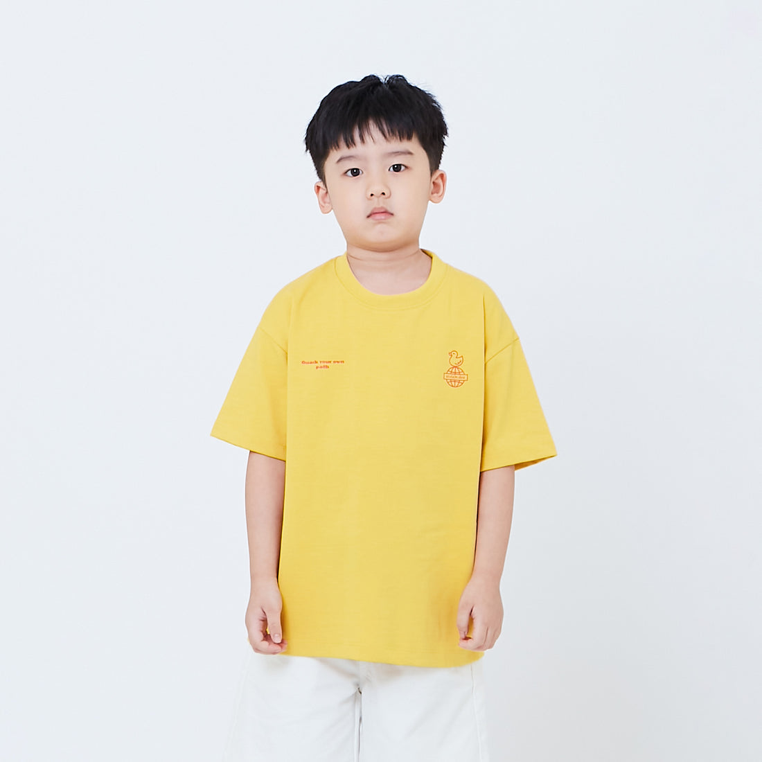 Boy Printed Oversized Tee - Yolk - SB2603031C