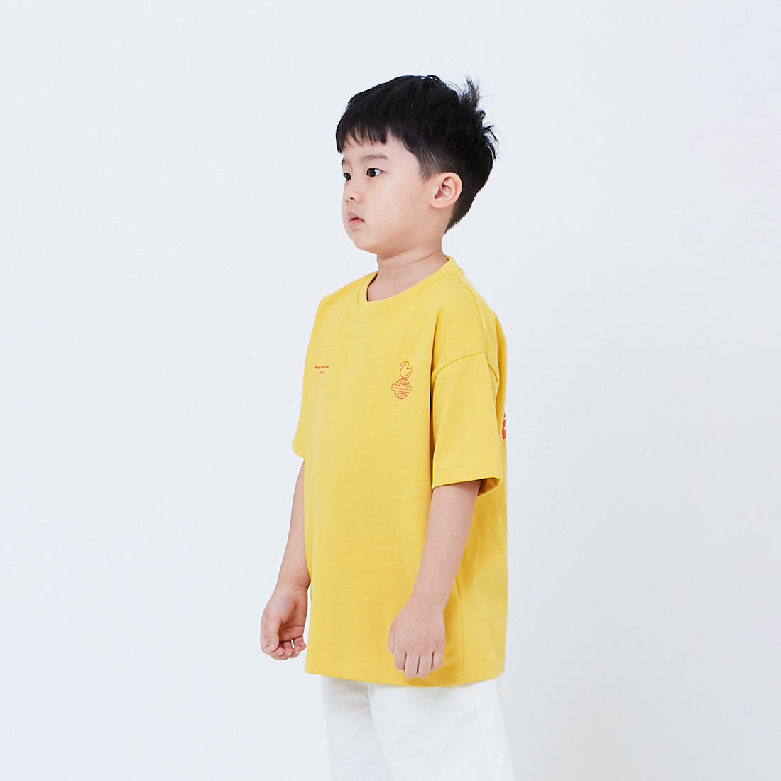 Boy Printed Oversized Tee - Yolk - SB2603031C