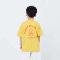 Boy Printed Oversized Tee - Yolk - SB2603031C
