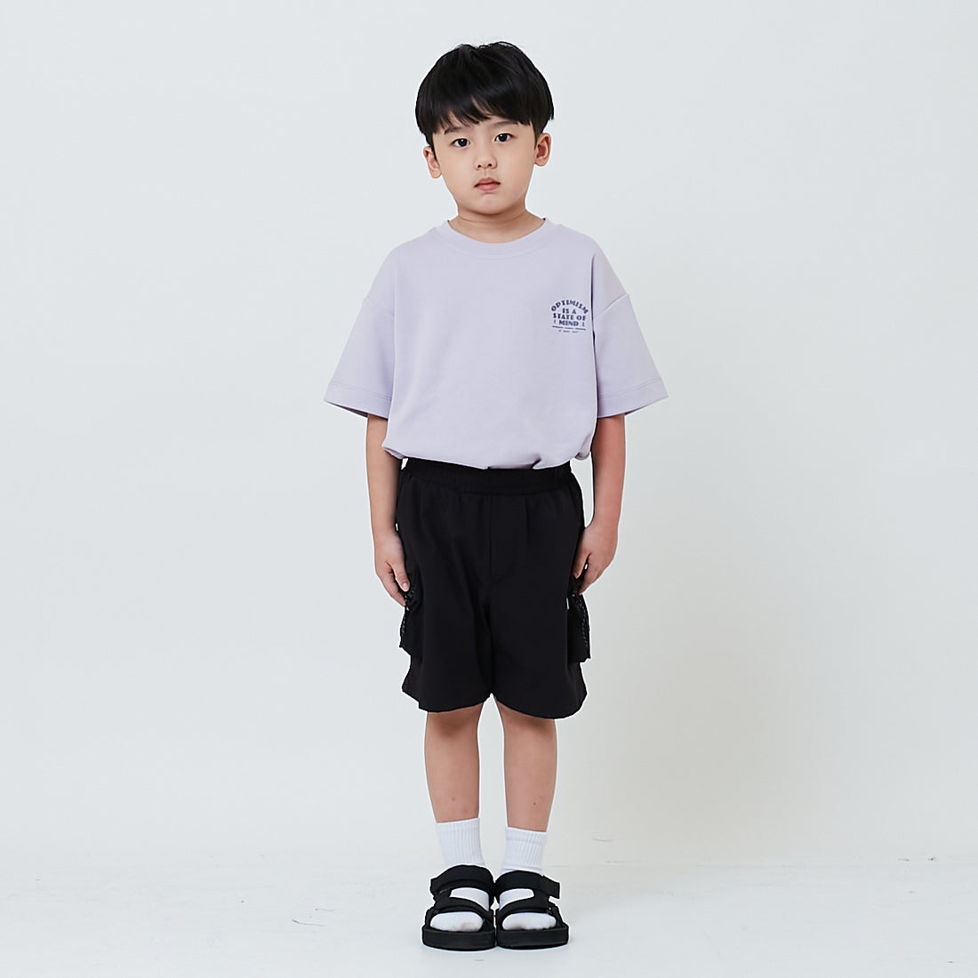 Boy Nylon Shorts - Black - SB2603035B