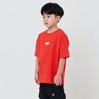 Boy Embroidery Oversized Tee - Dark Orange - SB2604040B