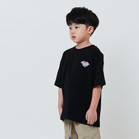 Boy Emrboidery Oversized Tee - Black - SB2604041B