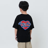 Boy Emrboidery Oversized Tee - Black - SB2604041B