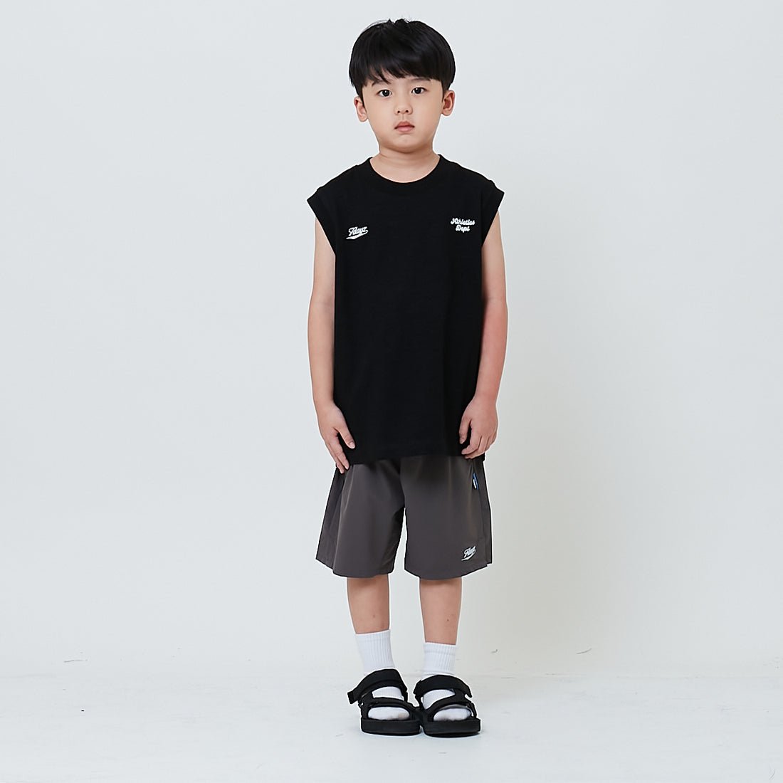 Boy Nylon Shorts - Metal - SB2604053A
