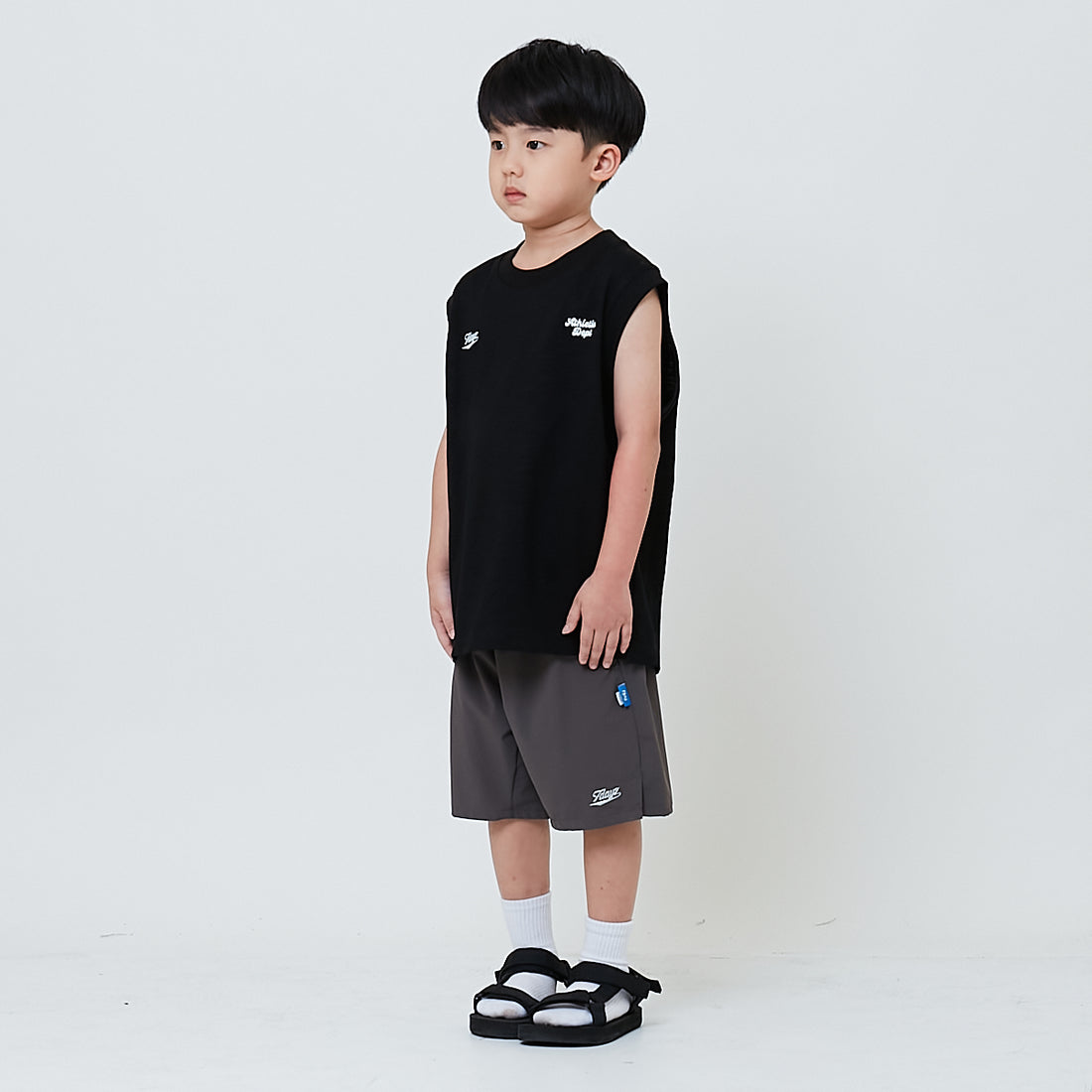 Boy Nylon Shorts - Metal - SB2604053A