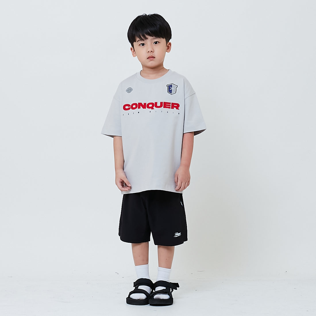 Boy Nylon Shorts - Black - SB2604053B