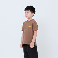 Boy Graphic Tee - Brown - SB2604062E