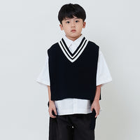 Boy Vest Top - Navy - SB2605072B