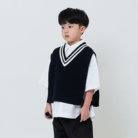 Boy Vest Top - Navy - SB2605072B