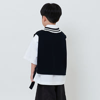 Boy Vest Top - Navy - SB2605072B