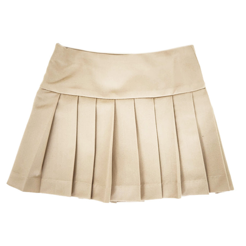 Girl Pleated Skorts - Khaki - SG2307056Z